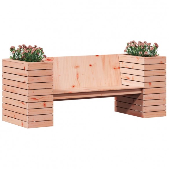 Banc avec jardinières 167,5x60x65 cm bois massif de douglas