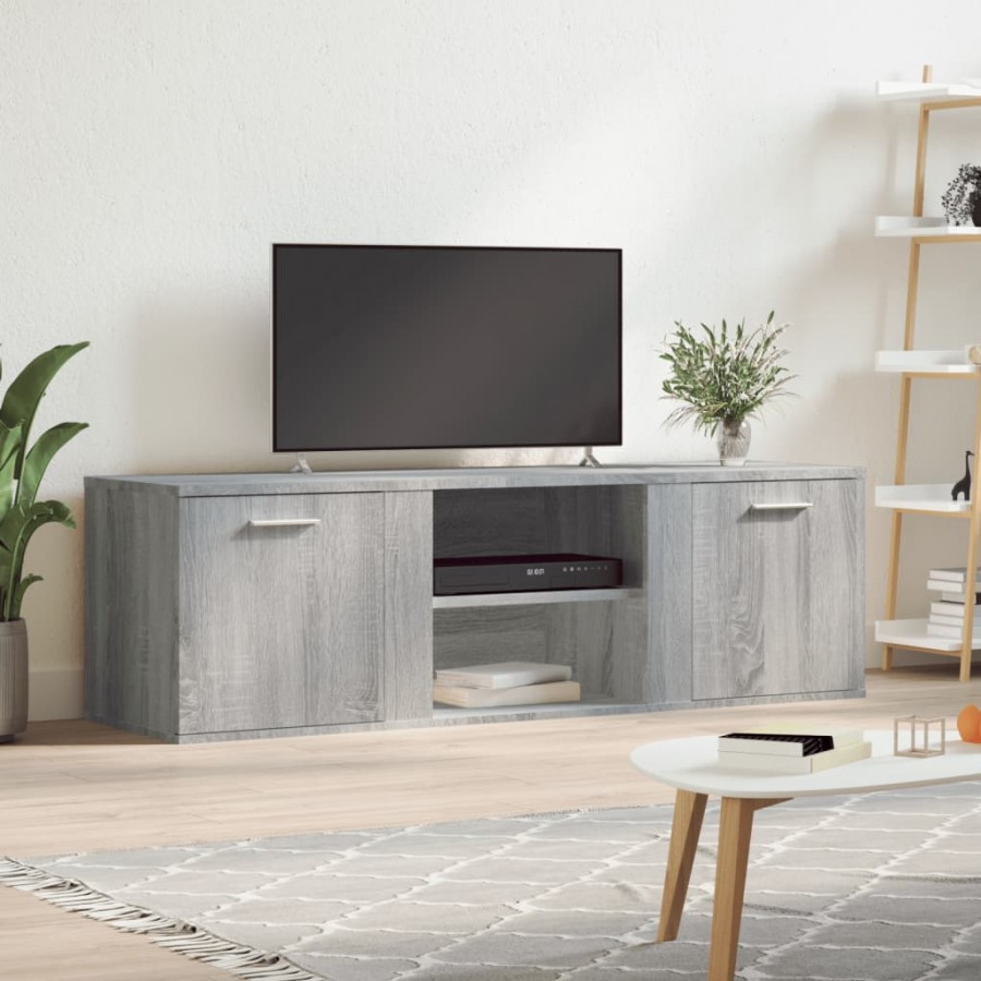 Meuble TV sonoma gris 120x34x37 cm...