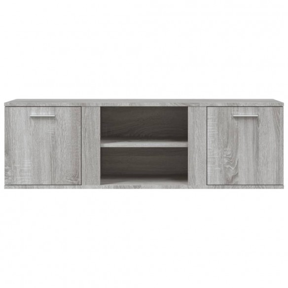 Meuble TV sonoma gris 120x34x37 cm bois d'ingénierie