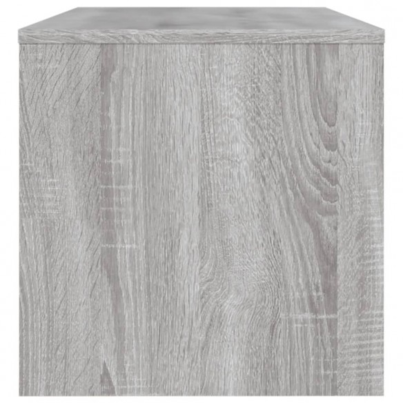 Meuble TV sonoma gris 120x34x37 cm bois d'ingénierie