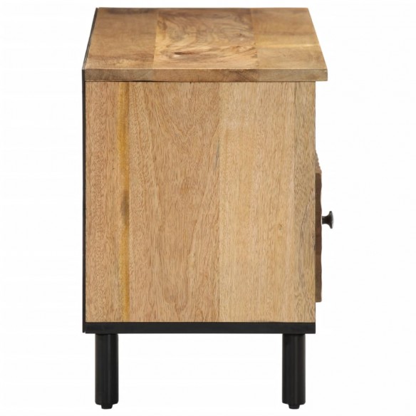 Meuble TV 100x33x46 cm bois massif de manguier