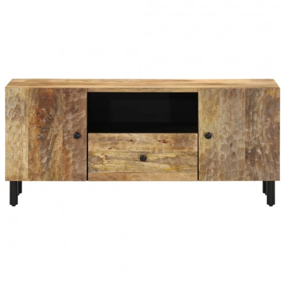 Meuble TV 105x33x46 cm Bois massif de manguier