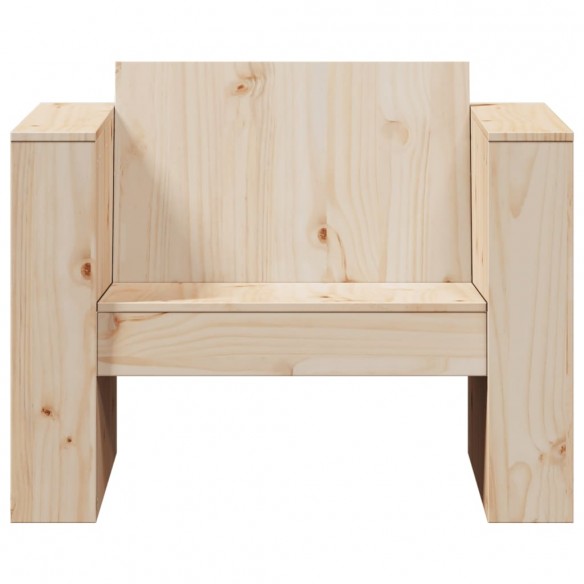 Canapé de jardin 79x60x62 cm bois de pin massif