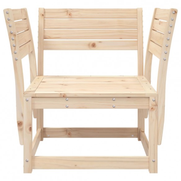 Chaises de jardin bois massif de pin