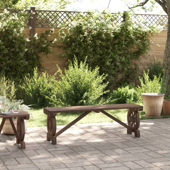 Banc de jardin 115 cm bois de sapin massif