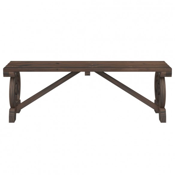 Banc de jardin 115 cm bois de sapin massif