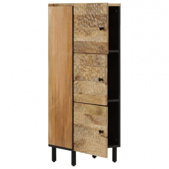 Buffet 40x33x110 cm bois de manguier massif