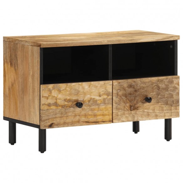 Meuble TV 70x33x46 cm Bois massif de manguier