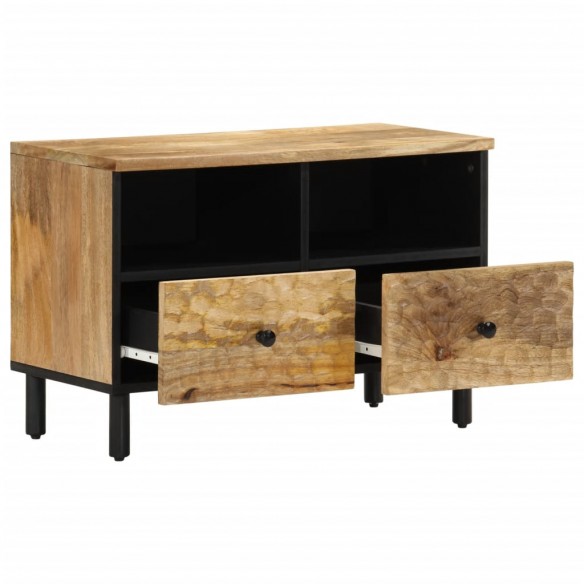 Meuble TV 70x33x46 cm Bois massif de manguier