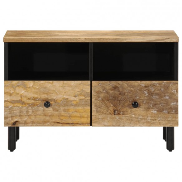 Meuble TV 70x33x46 cm Bois massif de manguier