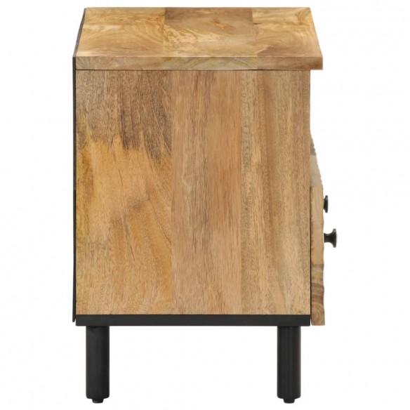 Meuble TV 70x33x46 cm Bois massif de manguier