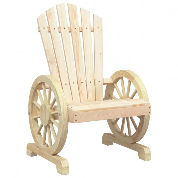 Chaises de jardin Adirondack 2 pcs bois de sapin massif