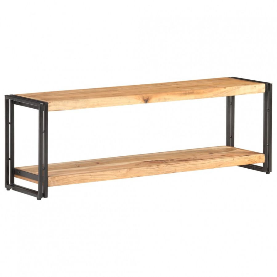 Meuble TV 120x30x40 cm Bois d'acacia...