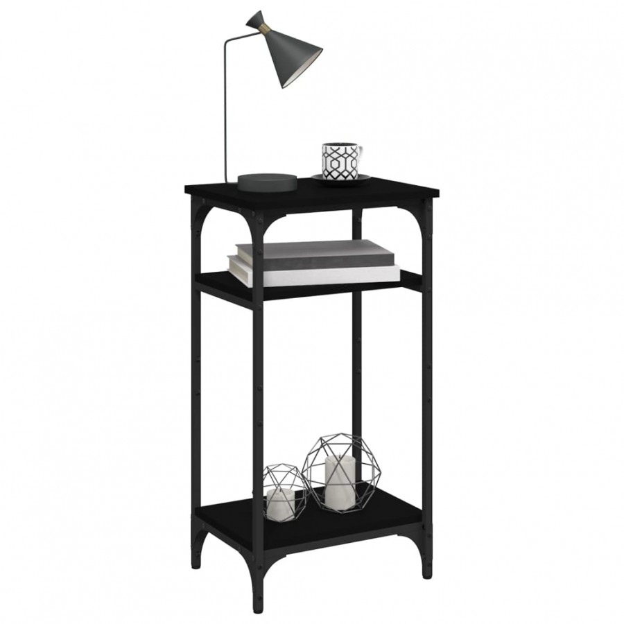 Table d'appoint Noir 40x30x75 cm 