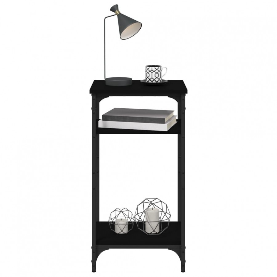 Table d'appoint Noir 40x30x75 cm 