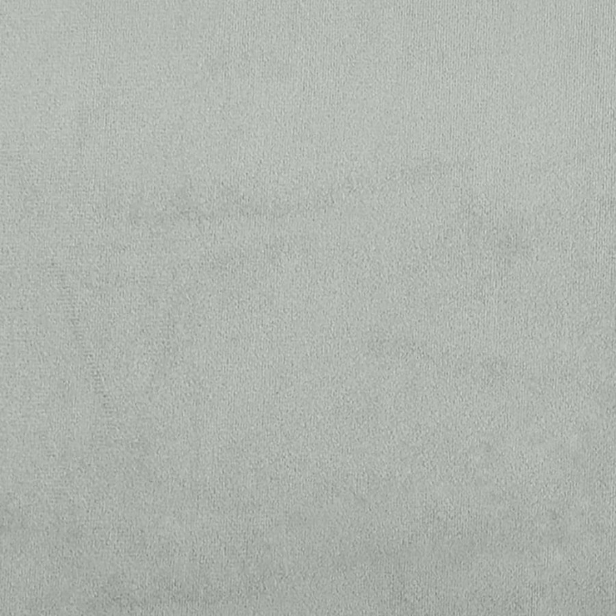 Repose-pied gris clair 77x55x31 cm velours