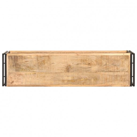 Meuble TV 120x30x40 cm Bois de manguier brut