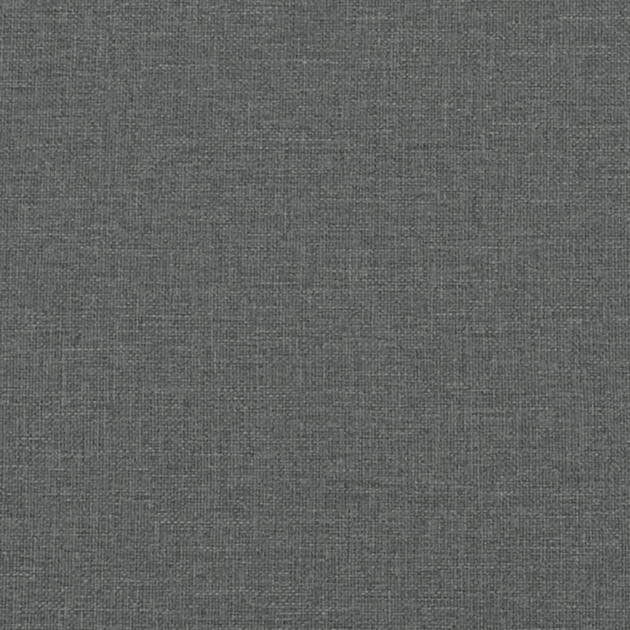 Repose-pied gris foncé 77x55x31 cm tissu