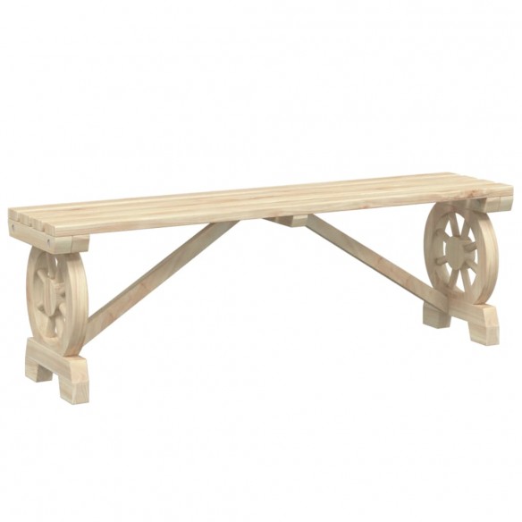 Bancs de jardin 2 pcs bois de sapin massif