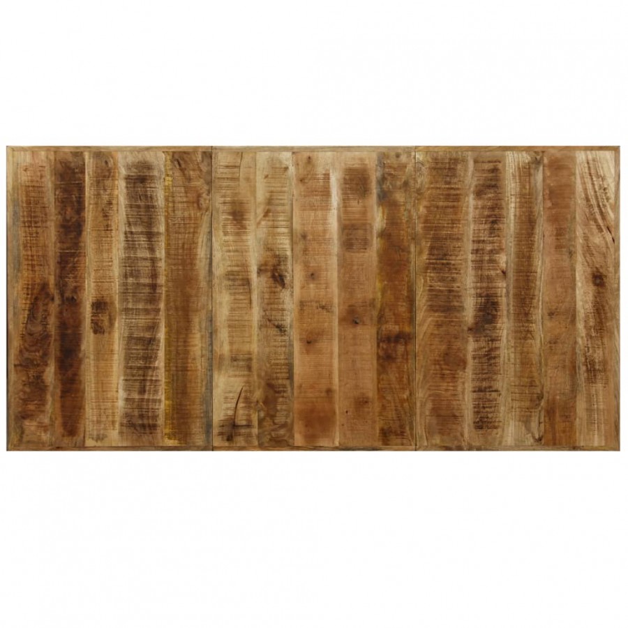 Table de salle à manger Bois de manguier solide et Acier 180 cm Table de salle à manger Bois de manguier solide et Acier 180 cm