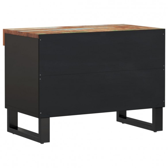 Meuble TV 60x33x43,5 cm bois massif de récupération