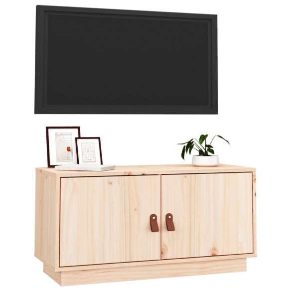 Meuble TV 80x34x40 cm Bois de pin massif