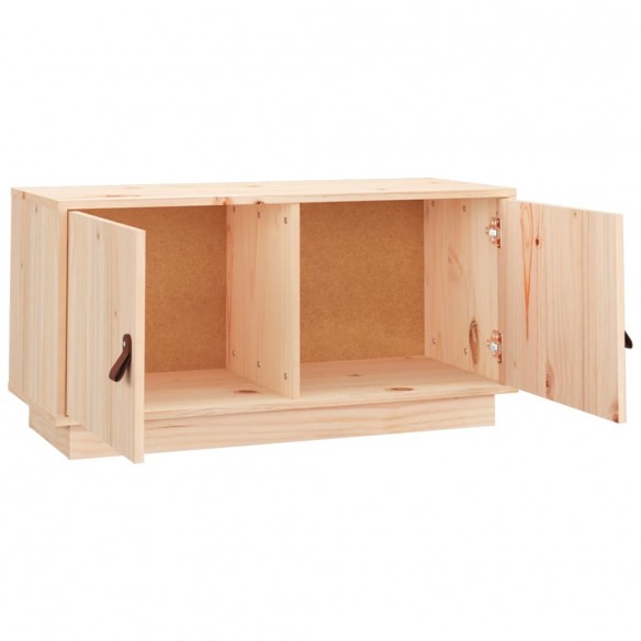 Meuble TV 80x34x40 cm Bois de pin massif