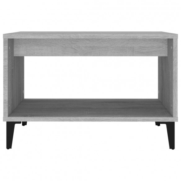 Table basse Sonoma gris 60x50x40 cm Bois d'ingénierie