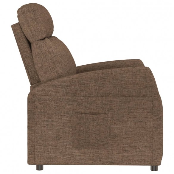 Fauteuil inclinable Marron Tissu