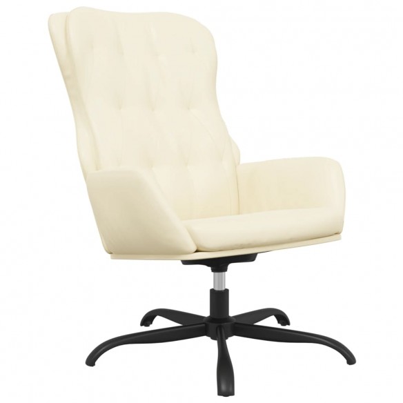 Fauteuil inclinable Crème Similicuir