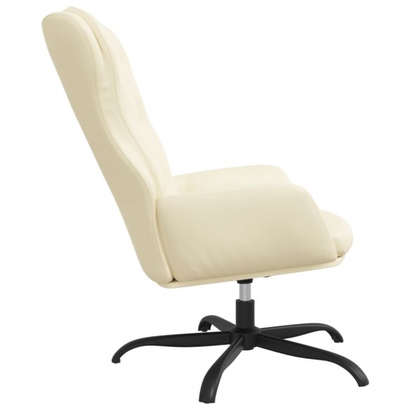 Fauteuil inclinable Crème Similicuir