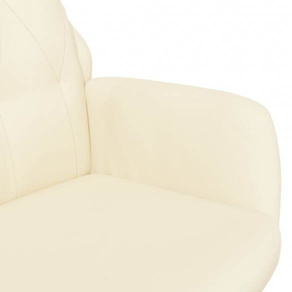 Fauteuil inclinable Crème Similicuir