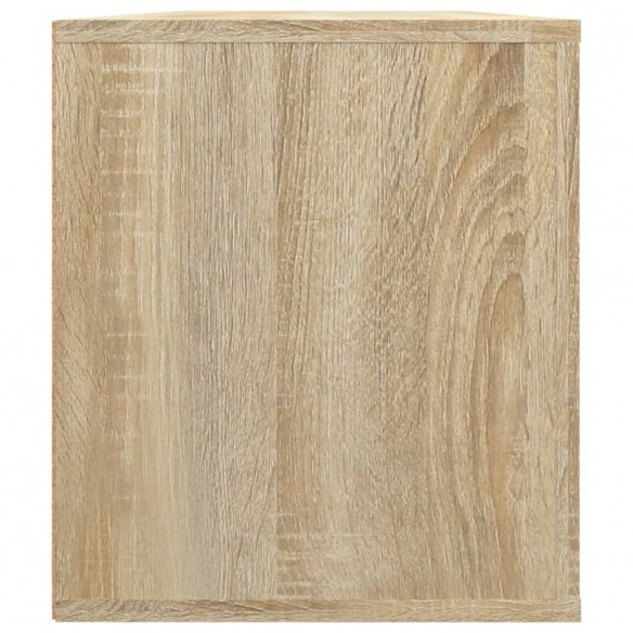 Meuble TV Chêne sonoma 100x35x40 cm Bois d'ingénierie