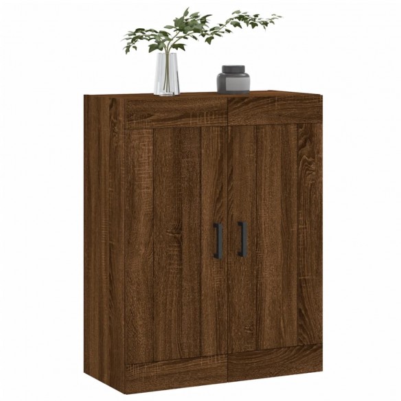 Armoire murale chêne marron 69,5x34x90 cm bois d'ingénierie