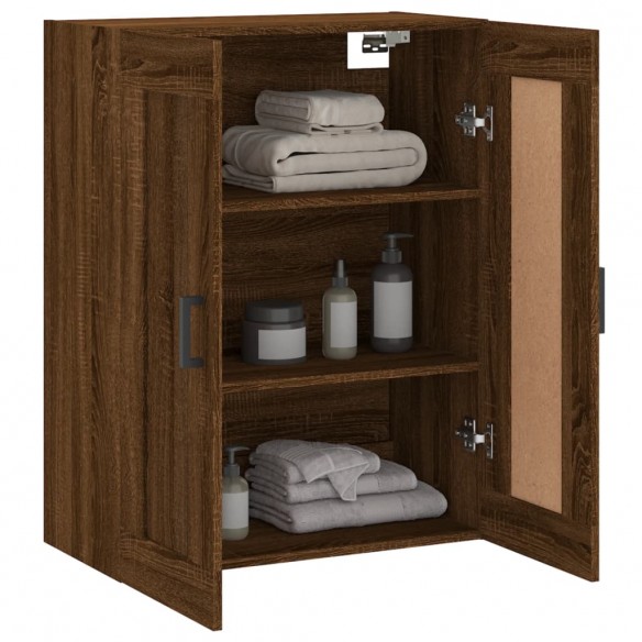 Armoire murale chêne marron 69,5x34x90 cm bois d'ingénierie