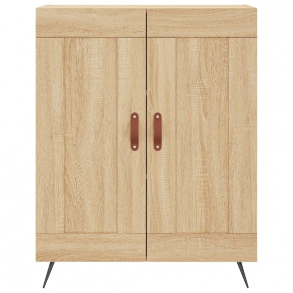 Buffet chêne sonoma 69,5x34x90 cm bois d'ingénierie