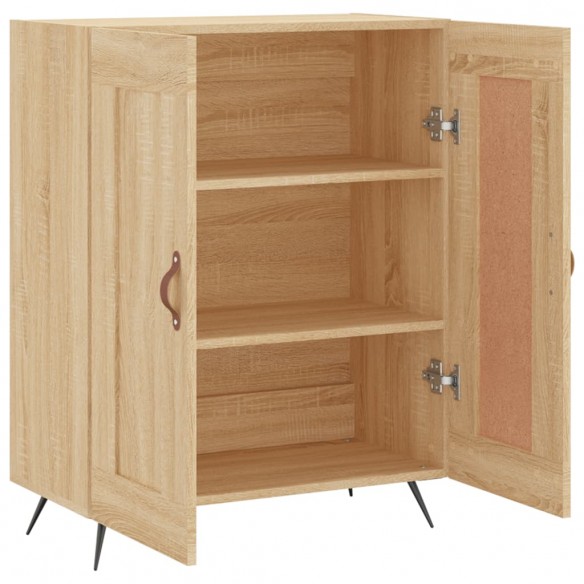 Buffet chêne sonoma 69,5x34x90 cm bois d'ingénierie