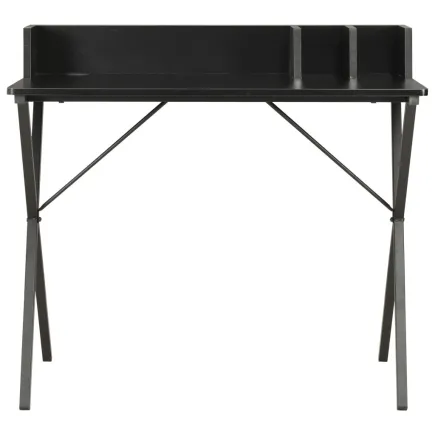 Bureau Noir 80x50x84 cm 2