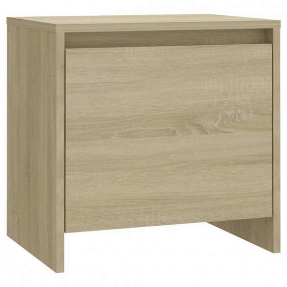 Table de chevet chêne sonoma 45x34x44,5 cm bois d'ingénierie