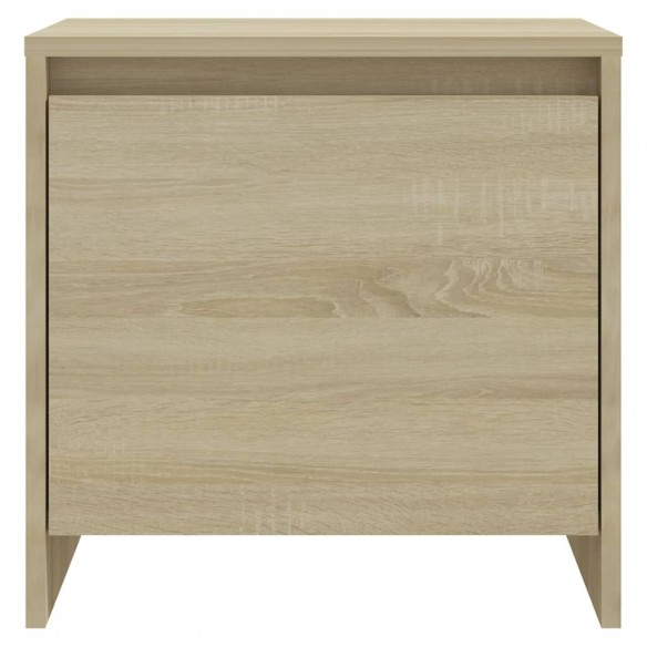 Table de chevet chêne sonoma 45x34x44,5 cm bois d'ingénierie