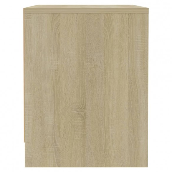 Table de chevet chêne sonoma 45x34x44,5 cm bois d'ingénierie