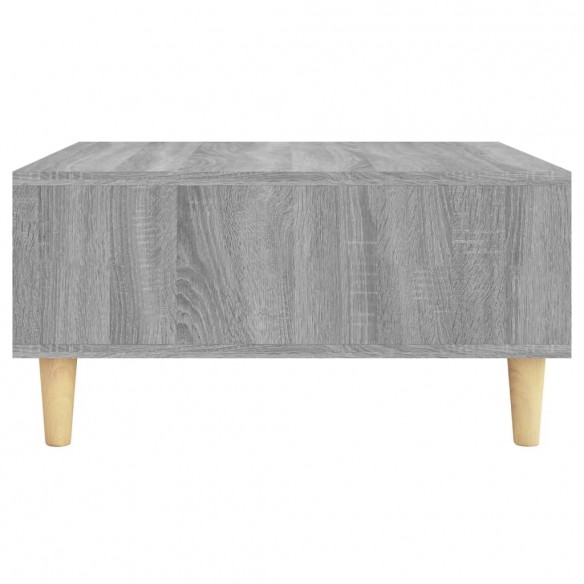 Table basse Sonoma gris 60x60x30 cm Aggloméré