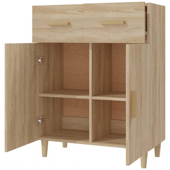 Buffet Chêne sonoma 69,5x34x90 cm Bois d'ingénierie