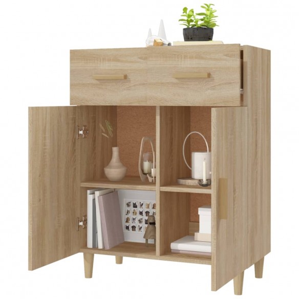 Buffet Chêne sonoma 69,5x34x90 cm Bois d'ingénierie