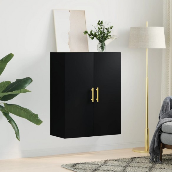 Armoire murale noir 69,5x34x90 cm