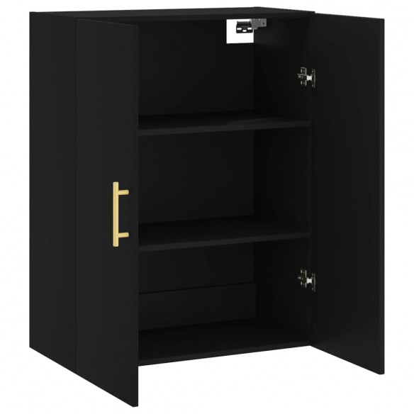 Armoire murale noir 69,5x34x90 cm