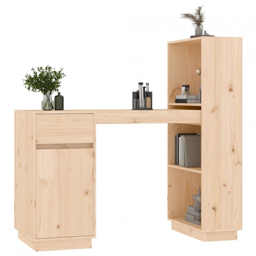 Bureau 110x53x117 cm Bois massif de pin