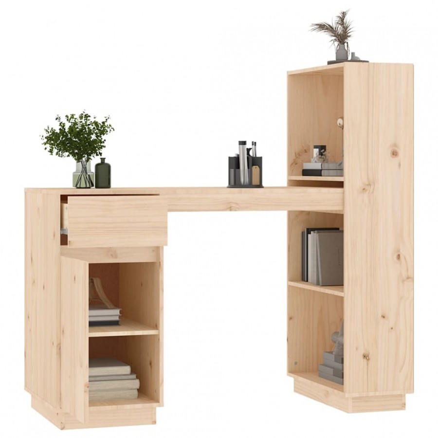 Bureau 110x53x117 cm Bois massif de pin