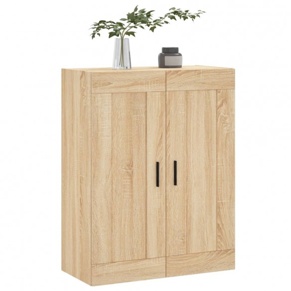 Armoire murale chêne sonoma 69,5x34x90 cm bois d'ingénierie