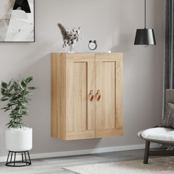 Armoire murale chêne sonoma 69,5x34x90 cm bois d'ingénierie